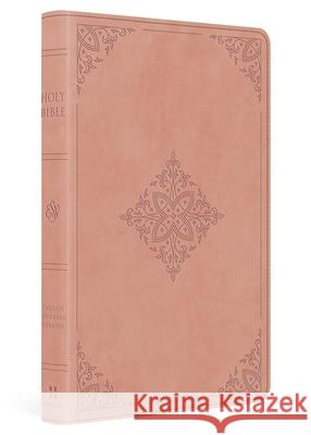 ESV Large Print Value Thinline Bible (TruTone, Blush Rose, Fleur-de-lis Design)  9781433598319 Crossway