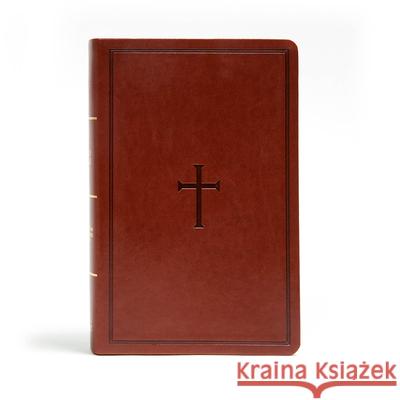 CSB Large Print Personal Size Reference Bible, Brown Leathertouch Holman Bible Staff 9781433647796 