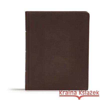 CSB Study Bible, Brown Genuine Leather: Faithful and True Csb Bibles by Holman 9781433648076