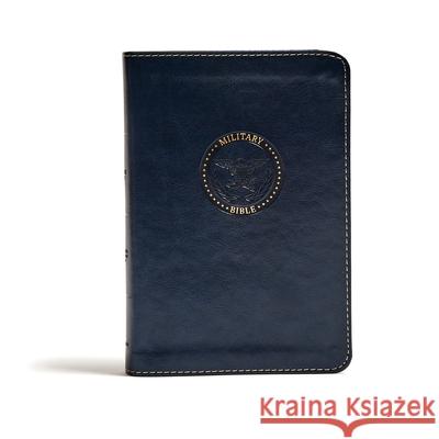 CSB Military Bible, Navy Blue Leathertouch Holman Bible Staff 9781433651779 Holman Bibles