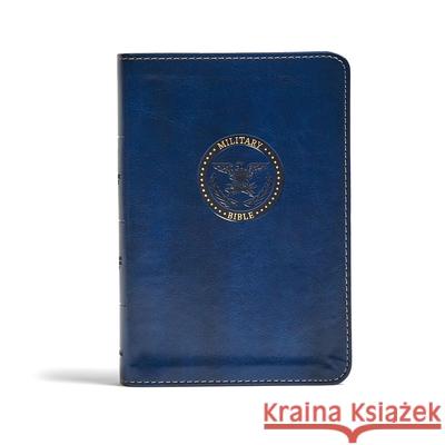 CSB Military Bible, Royal Blue Leathertouch Holman Bible Staff 9781433651786 Holman Bibles