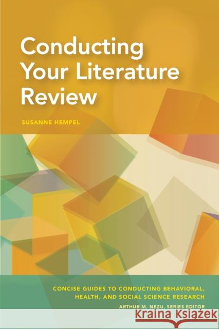 Conducting Your Literature Review Susanne Hempel 9781433830921 American Psychological Association