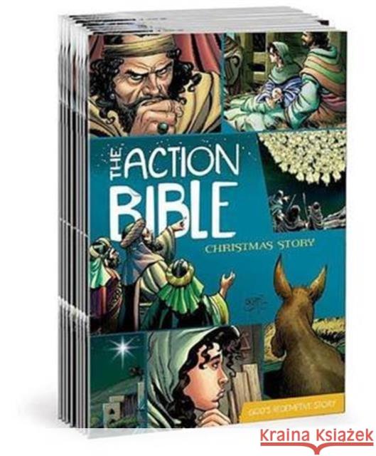 The Action Bible: Christmas Story Sergio Cariello 9781434703019 David C. Cook