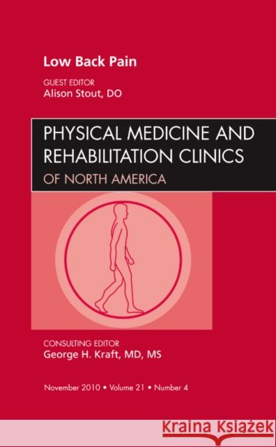 Low Back Pain, an Issue of Physical Medicine and Rehabilitation Clinics: Volume 21-4 Stout, Alison 9781437724844