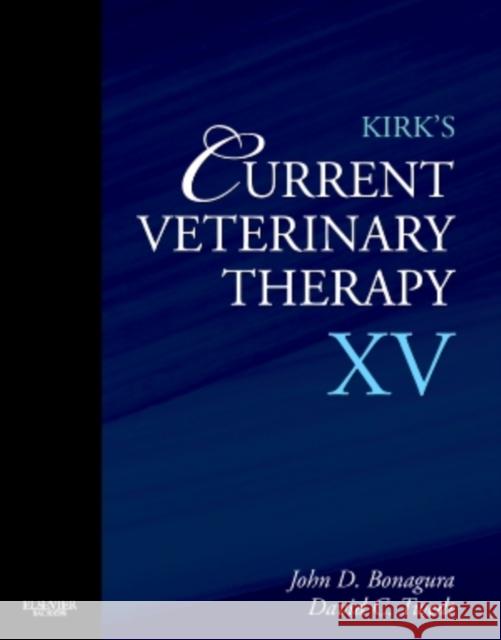 Kirk's Current Veterinary Therapy XV John D. Bonagura David C. Twedt 9781437726893 W.B. Saunders Company