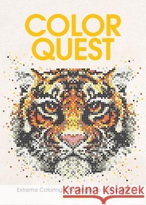 Color Quest: Extreme Coloring Challenges to Complete Joanna Webster 9781438008561 Barron's Educational Series