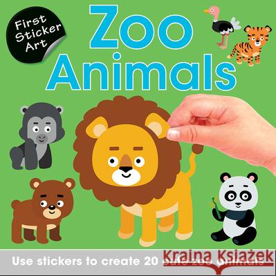 Zoo Animals: Use Stickers to Create 20 Cute Zoo Animals Green Android 9781438012483 Barron's Educational Series