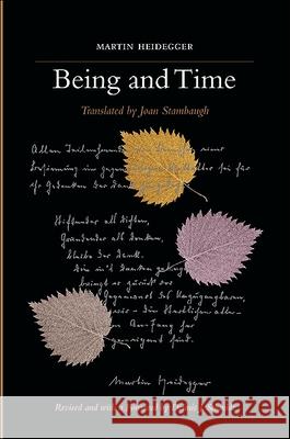 Being and Time Martin Heidegger Joan Stambaugh Dennis J. Schmidt 9781438432762 State University of New York Press