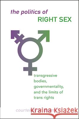 The Politics of Right Sex: Transgressive Bodies, Governmentality, and the Limits of Trans Rights Courtenay W. Daum 9781438478876 State University of New York Press