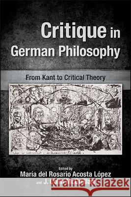 Critique in German Philosophy: From Kant to Critical Theory Acosta López, María del Rosario 9781438480268