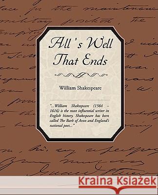Alls Well That Ends Well William Shakespeare 9781438503721 Book Jungle