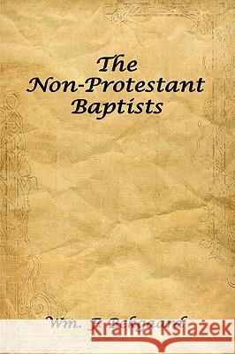 The Non-Protestant Baptists Wm F. Bekgaard 9781438917962 Authorhouse