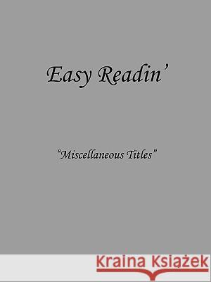 Easy Readin': Miscellaneous Titles Kelley, Dave 9781438939674