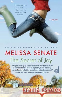 The Secret of Joy Melissa Senate 9781439107171 Downtown Press