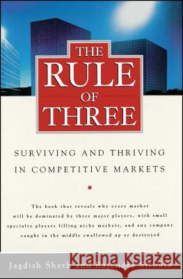 The Rule of Three: Surviving and Thriving in Competitive Markets Sheth, Jagdish 9781439172933