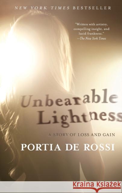 Unbearable Lightness: A Story of Loss and Gain Portia D 9781439177792 Atria Books