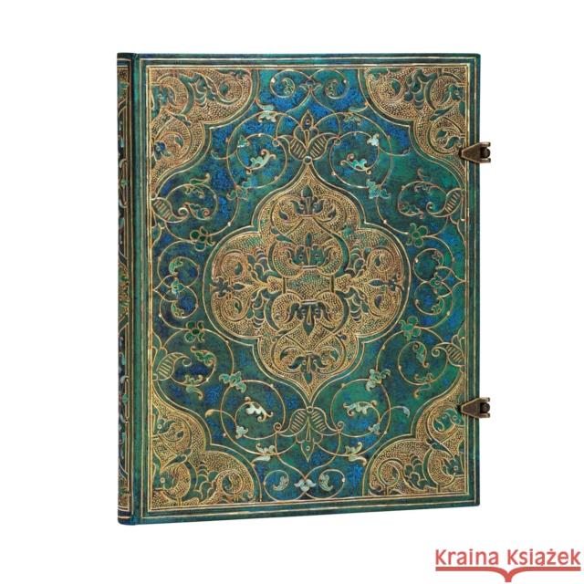 Turquoise Chronicles Ultra Lined Hardcover Journal Paperblanks 9781439732137 PAPERBLANKS STATIONERY