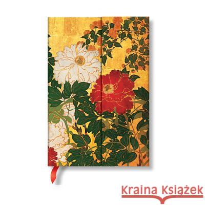 Natsu (Rinpa Florals) Mini Lined Hardback Journal (Wrap Closure) Paperblanks   9781439796115 Paperblanks