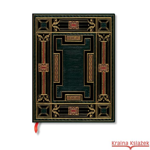 Onyx (Asterales) Ultra Lined Hardback Journal (Elastic Band Closure) Paperblanks 9781439796122 Paperblanks