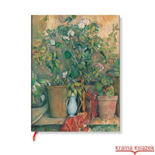 Cezanne’s Terracotta Pots and Flowers Mini Lined Hardback Journal (Elastic Band Closure) Paperblanks 9781439797907 Paperblanks