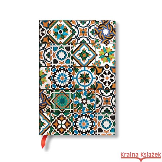 Porto (Portuguese Tiles) Mini Hardback Address Book (Elastic Band Closure) Paperblanks 9781439798140 Paperblanks