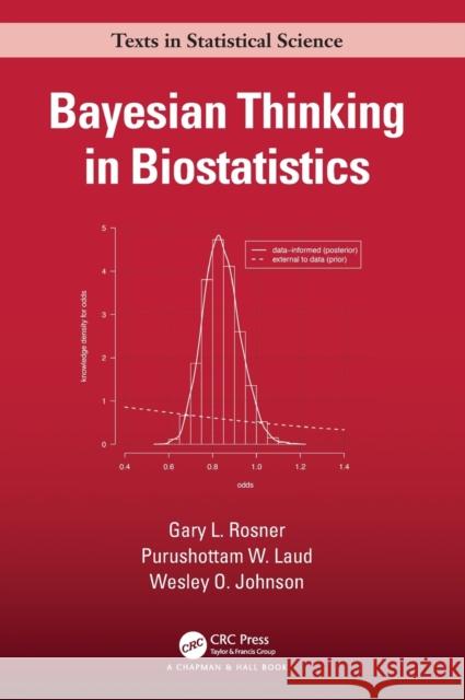 Bayesian Thinking in Biostatistics Rosner, Gary L. 9781439800089 Chapman & Hall/CRC