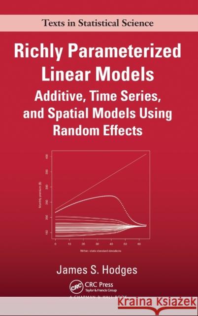 Richly Parameterized Linear Models: Additive, Time Series, and Spatial Models Using Random Effects Hodges, James S. 9781439866832