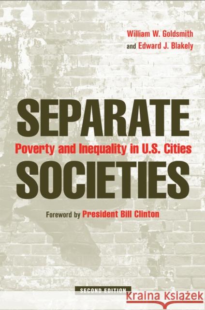 Separate Societies: Poverty and Inequality in U.S. Cities Goldsmith, William 9781439902912