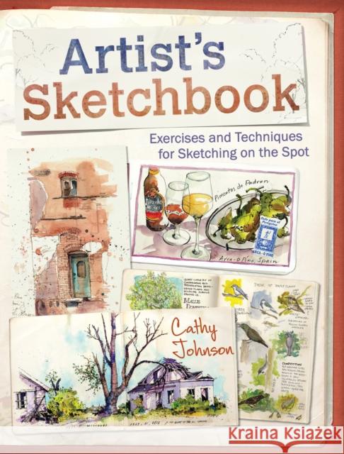 Artist's Sketchbook: Exercises and Techniques for Sketching on the Spot Cathy Johnson 9781440338809 North Light Books
