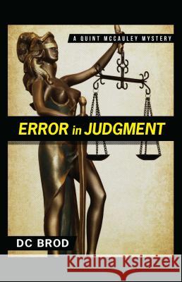 Error in Judgment DC Brod 9781440554070 Tyrus Books