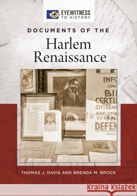 Documents of the Harlem Renaissance Thomas J. Davis Brenda M. Brock  9781440855566