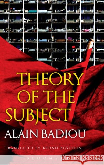 Theory of the Subject Alain Badiou 9781441159595 0
