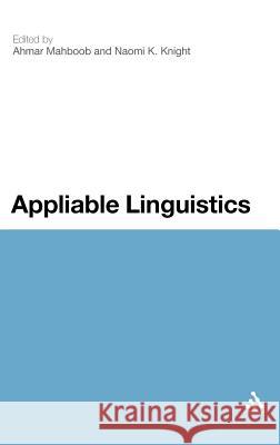Appliable Linguistics Mahboob, Ahmar 9781441164155 Continuum