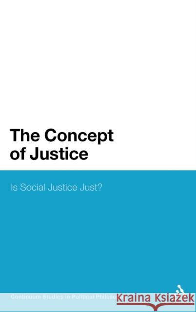 Concept of Justice Burke, Thomas Patrick 9781441169914