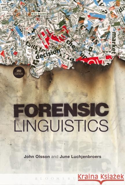Forensic Linguistics June Luchjenbroers 9781441170767 Bloomsbury Publishing Plc
