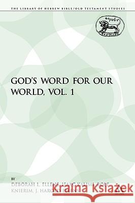 God's Word for Our World, Vol. 1 Deborah L. Ellens 9781441177247