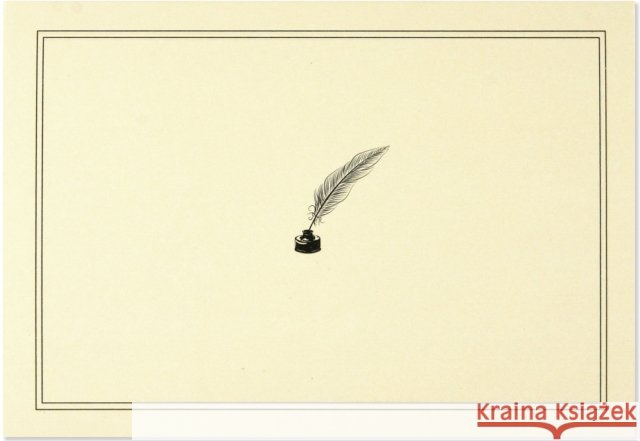 Note Card Quill Pen & Ink Inc Pete 9781441308085