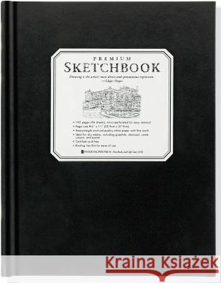 Premium Sketchbook Large Jrnl Peter Pauper Press, Inc 9781441310224 Peter Pauper Press