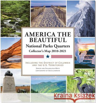 National Parks Quarters Map Peter Pauper Press, Inc 9781441312303 Peter Pauper Press