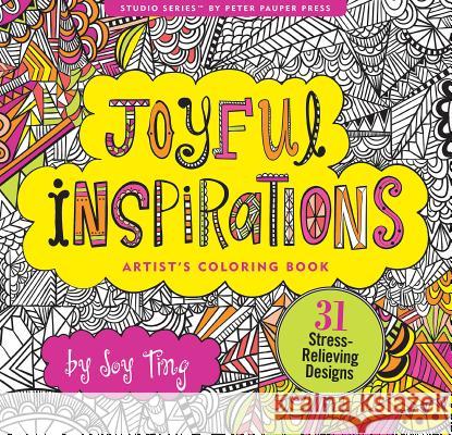 Joyful Inspirations Adult Coloring Book Peter Pauper Press Inc 9781441318794 Peter Pauper Press