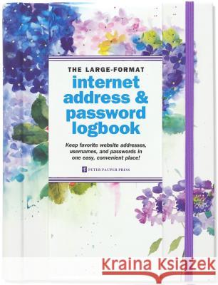 Internet Log Bk Large Hydrangeas Peter Pauper Press, Inc 9781441323873 Not Avail