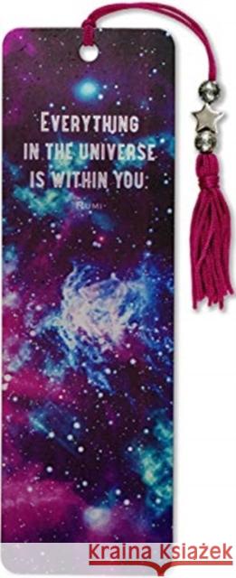 GALAXY BEADED BOOKMARK  9781441331083 PETER PAUPER PRESS