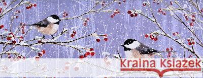 Snowy Chickadees Panoramic Boxed Holiday Cards Laura Stone 9781441341211