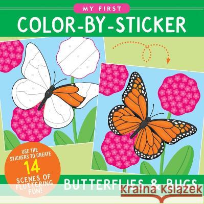 Butterflies & Bugs Color-By-Sticker Book T. Levy Martha Zschock 9781441341280 Peter Pauper Press