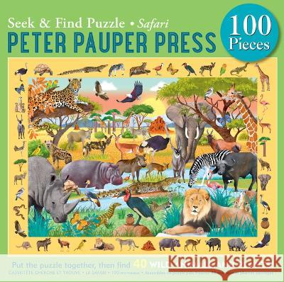 Safari Seek & Find 100-Piece Jigsaw Puzzle Mikki Butterly 9781441341419