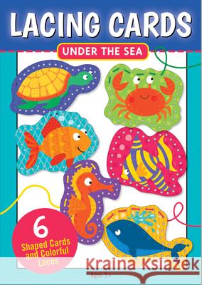 Under the Sea Lacing Cards (Set of 6 Cards)  9781441346599 Peter Pauper Press