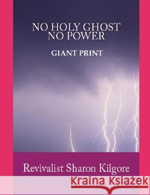 No Holy Ghost, No Power In Giant Print Emerson, Charles Lee 9781441411662