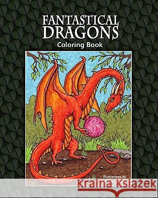 Fantastical Dragons Coloring Book Tabitha Ladin 9781441446091