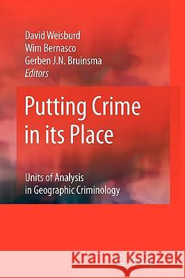 Putting Crime in Its Place: Units of Analysis in Geographic Criminology Weisburd, David 9781441909732 Springer