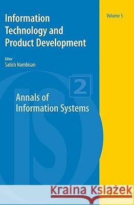 Information Technology and Product Development Satish Nambisan 9781441910806 Springer